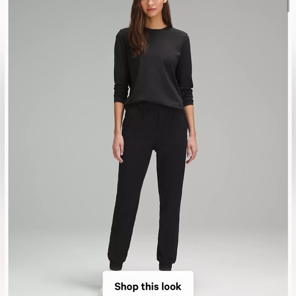 Lululemon Stretch High-Rise Jogger Full Length Black - Picture 1 of 10